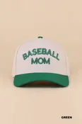 Baseball Mom Two Tone Cotton Hat