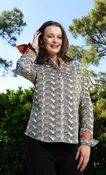 Black Palm Frond Print Shirt — Keeping Up With the Joneses