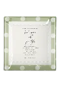 6"x 6" Custom Decoupage Glass Tray