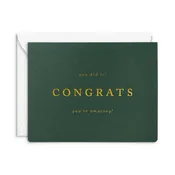 Amazing Congrats Greeting Card