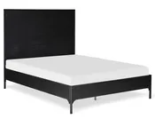 King - Standard Panel Bed - Shale