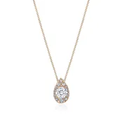 17"" Pear Bloom Diamond Necklace