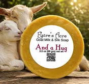 And A Hug Unscented Handmade Goat Milk Soap