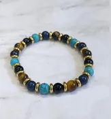 Eye Tiger Healing Stainless Steel Men Bracelet