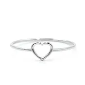 Dainty Heart  Shape Ring