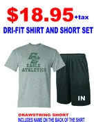 Grape Creek Eagles – Dri-Fit Shirt and Short Set