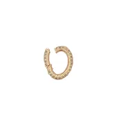 14k Gold and Diamond Oval Enhancer Clip (14k Yellow Gold and Diamond)