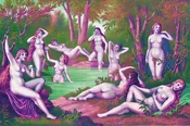 9 Muses Mural <br> Wallpaper Mural