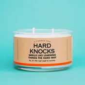 A Candle for Hard Knocks | Funny Candle | 10 oz Soy Wax