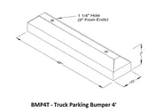 BMP4T Truck 4’ Parking Bumper