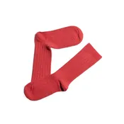 Hansel from Basel Italia Cashmere Cozy Rib Crew in Scarlet