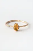 10k Marigold Citrine Ring