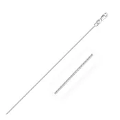 10k White Gold Gourmette Chain 1.0mm (1.00 mm)