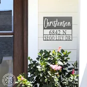 Always Come Home Address Plaque - Personalized Outdoor Sign with Name