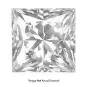 0.72ct Princess Natural Diamond