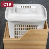 C19 Green Forest 18″ Laundry Hamper U-Mount