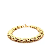 Gold Plated Chino Bar Chain Bracelet