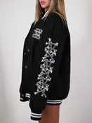 A.L.F. CROSSBONES - BLACK BOMBER JACKET