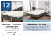 Essential 12″ Hybrid Mattress