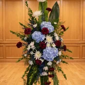 Patriotic Memorial  Sympathy Spray