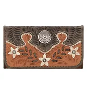 American West Desert Wildflower Ladies’ Tri-Fold Wallet