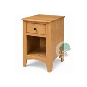 Amish made Cody Oak 1 Drawer Narrow Nightstand
