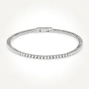 10KT White Gold Tennis Bracelet 2.00 CT. T.W.