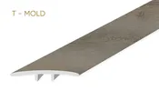 Barry Oak 0.28 in. T x 94.49 in. L x 1.78 in. W Vinyl T-Molding/Reducer for Luxury Vinyl Flooring