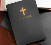 Cross 6x9 Church Welcome Folder