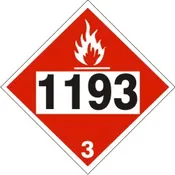 1193 ETHYL METHYL KETONE – CLASS 3 PLACARD