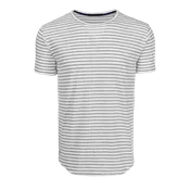 Alpha Slub Striped Tee - Light Grey Heather | Greyson Clothiers