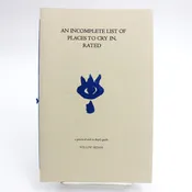 An Incomplete List of Places to Cry In Zine by Willow Sedam — Minnesota Center for Book Arts