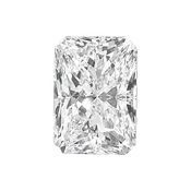 0.51ct GIA Radiant D/VVS2 Natural Earth Born Diamond