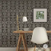 Adisa Tribal Wall Stencil
