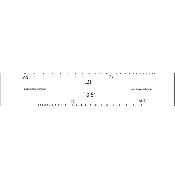 13.5-inch, 17-inch Fret Slotting Template