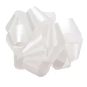 #100 McGinley Satin White Satin Lustre Ribbon - 4" Wide, 50 Yards Long | 1 Spool