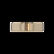 Band Bevel White Gold