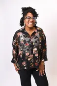 After Hours Floral Blouse