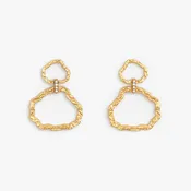 Ansonborough Gold Plated Drop Earring