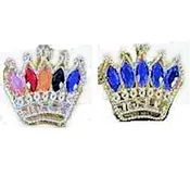 Jesus Crown Rhinestone  Brooch