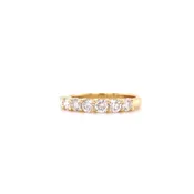 7 Stone Shared Prong Ring — Stucchi Jewelers