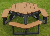 6 Person Economizer Hexagon Table