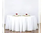 Tablecloths, Round, 132″,