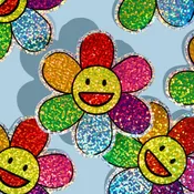 Glitter Stickers 50 3x3 for $49 USD