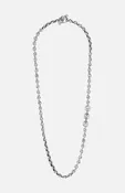 5MM Open Link W/ Diamond Pendant Necklace