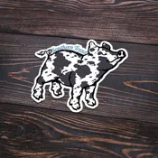 Cow Pig Sticker