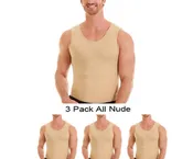 3-Pack Insta Slim Big & Tall Compression Muscle Tank MS0003BT