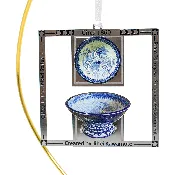 Emperor's Porcelain Bowl Ornament