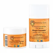 24 Hour Natural Deodorant &amp; Armpit Detox Combo-Aluminum Free for Men &amp; Women