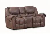 122-23-21 Rocking Recliner Console Loveseat Mocha